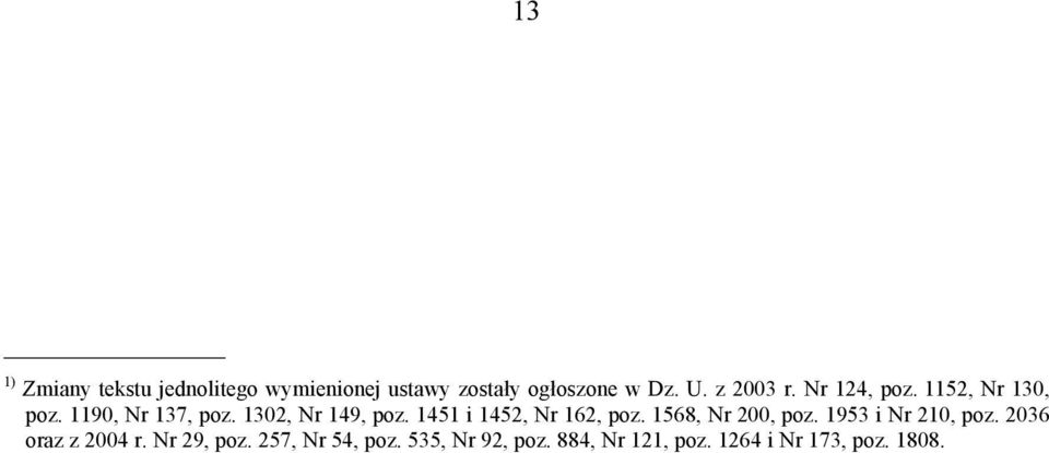 1451 i 1452, Nr 162, poz. 1568, Nr 200, poz. 1953 i Nr 210, poz.