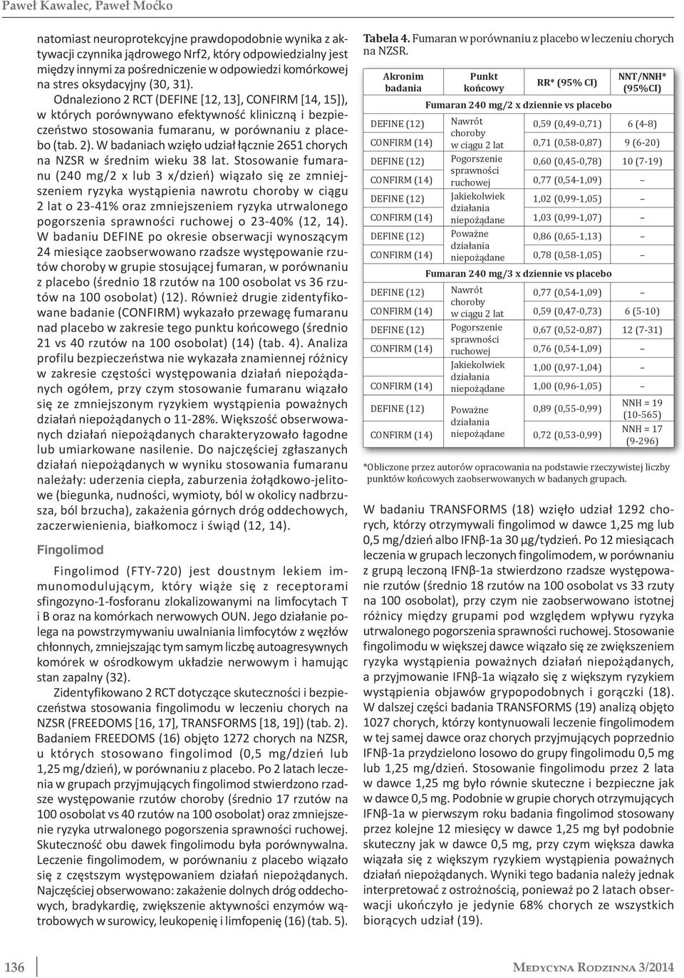 W badaniach wzięło udział łącznie 2651 chorych na NZSR w średnim wieku 38 lat.