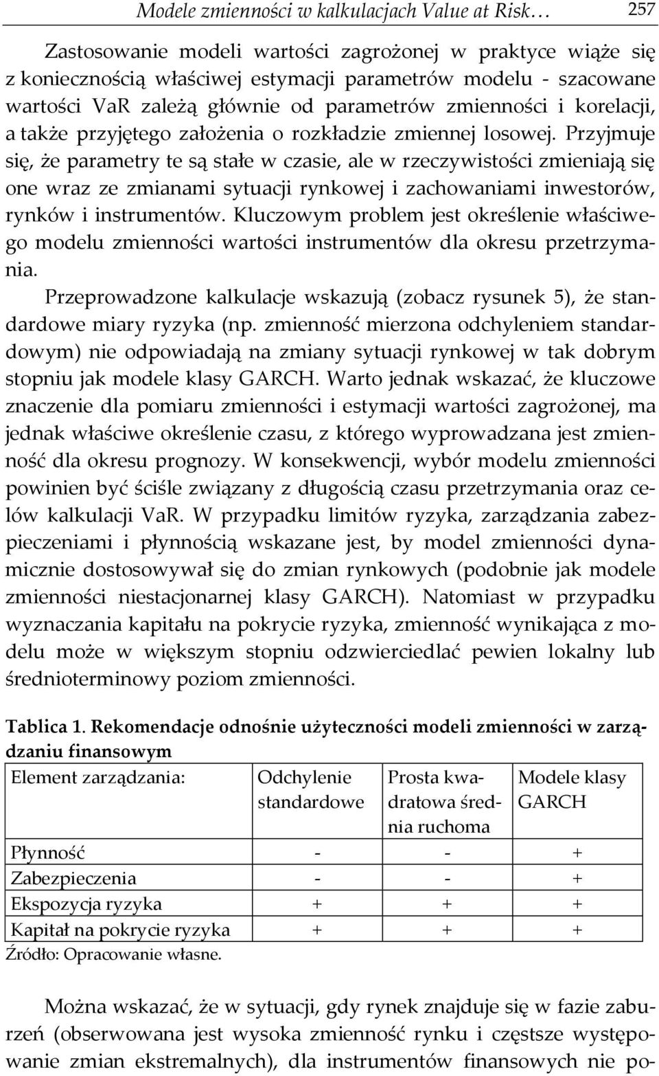 Przyjmuje się, że parametry te są stałe w czasie, ale w rzeczywistości zmieniają się one wraz ze zmianami sytuacji rynkowej i zachowaniami inwestorów, rynków i instrumentów.