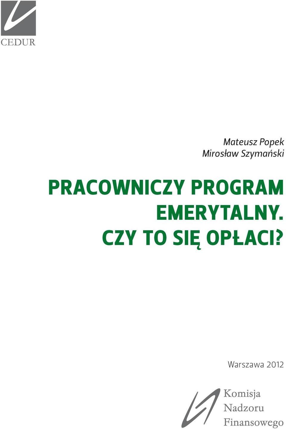 program emerytalny.