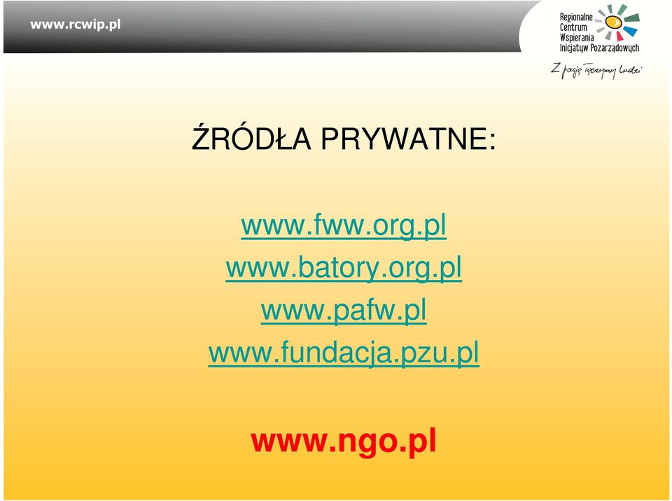 org.pl www.pafw.pl www.fundacja.