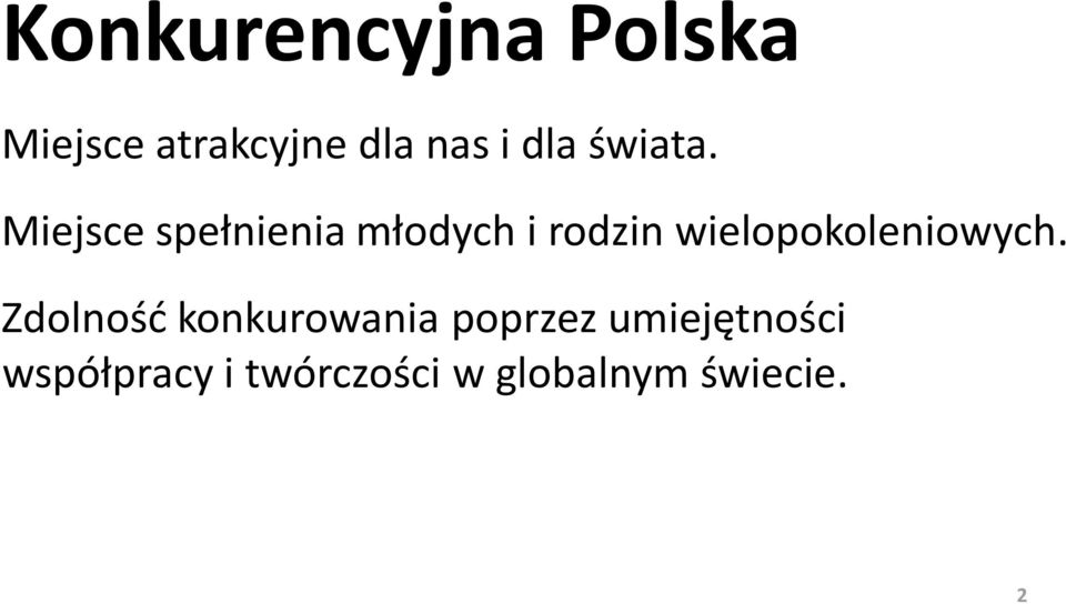 Miejsce spełnienia młodych i rodzin