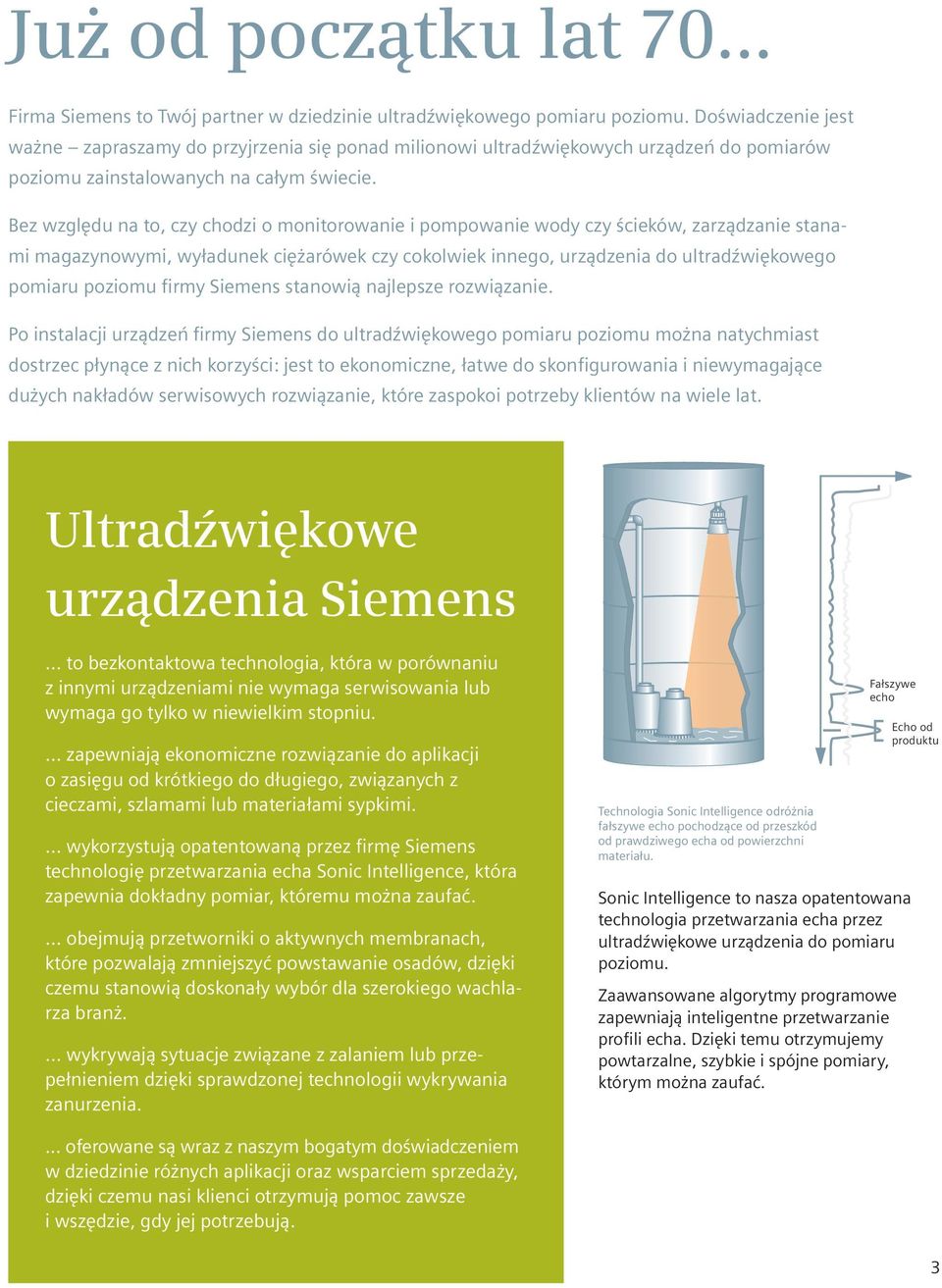 Bez względu na to, czy chodzi o monitorowanie i pompowanie wody czy ścieków, zarządzanie stanami magazynowymi, wyładunek ciężarówek czy cokolwiek innego, urządzenia do ultradźwiękowego pomiaru