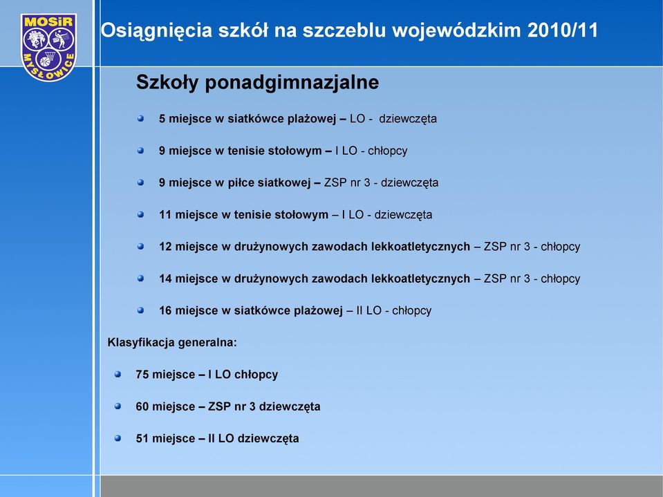 miejsce w drużynowych zawodach lekkoatletycznych ZSP nr 3 - chłopcy 14 miejsce w drużynowych zawodach lekkoatletycznych ZSP nr 3 - chłopcy