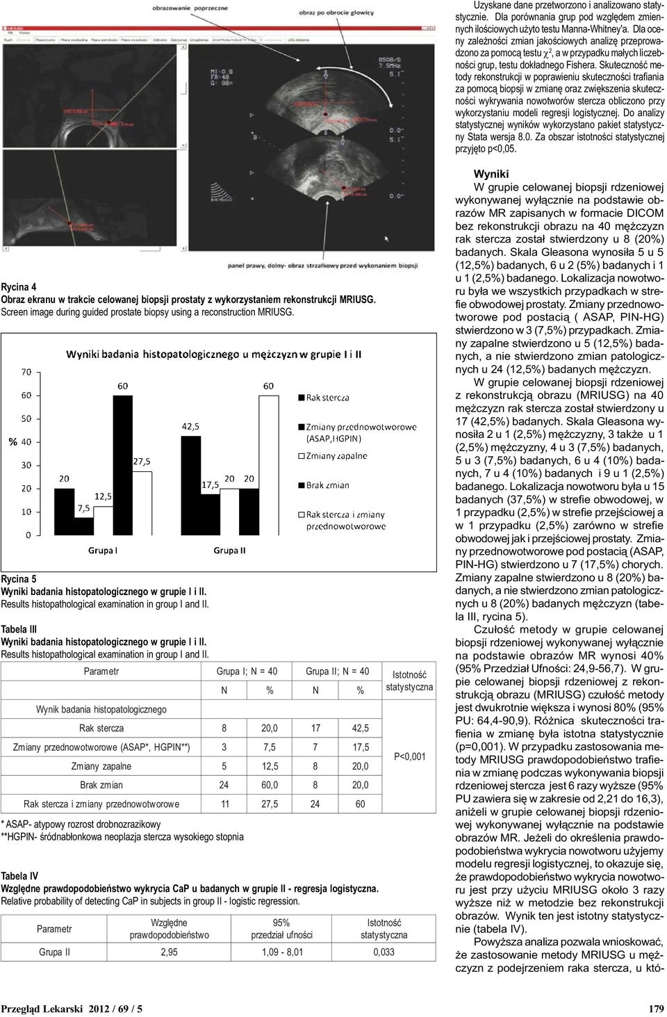 Skutecznoœæ metody rekonstrukcji w poprawieniu skutecznoœci trafiania za pomoc¹ biopsji w zmianê oraz zwiêkszenia skutecznoœci wykrywania nowotworów stercza obliczono przy wykorzystaniu modeli