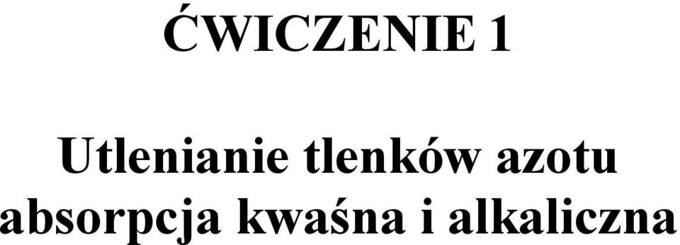 tlenków azotu