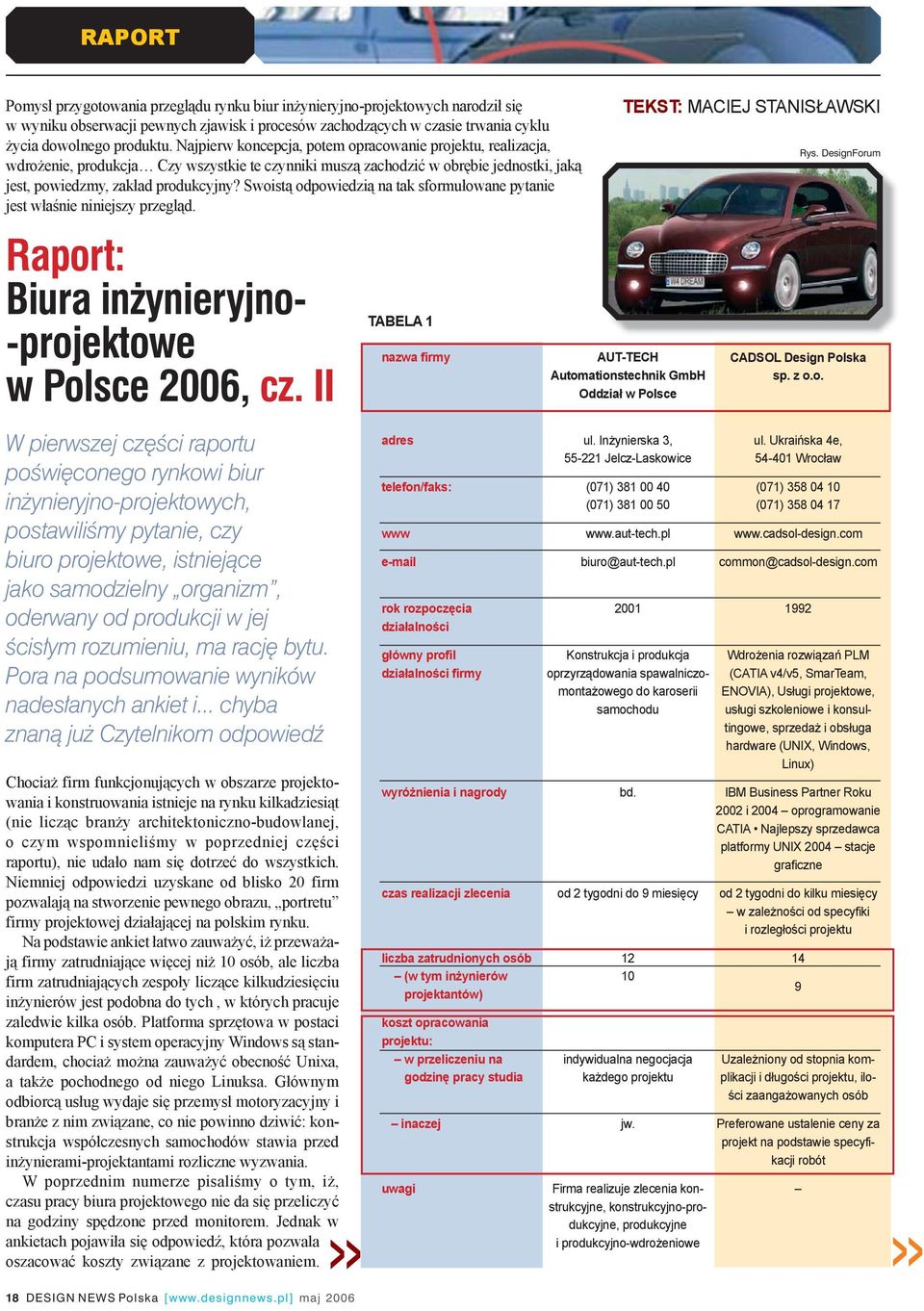 DesignForum wdrożenie, produkcja Czy wszystkie te czynniki muszą zachodzić w obrębie jednostki, jaką jest, powiedzmy, zakład produkcyjny?