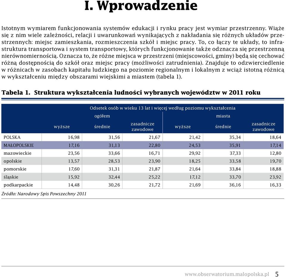 To, co łączy te układy, to infrastruktura transportowa i system transportowy, których funkcjonowanie także odznacza się przestrzenną nierównomiernością.