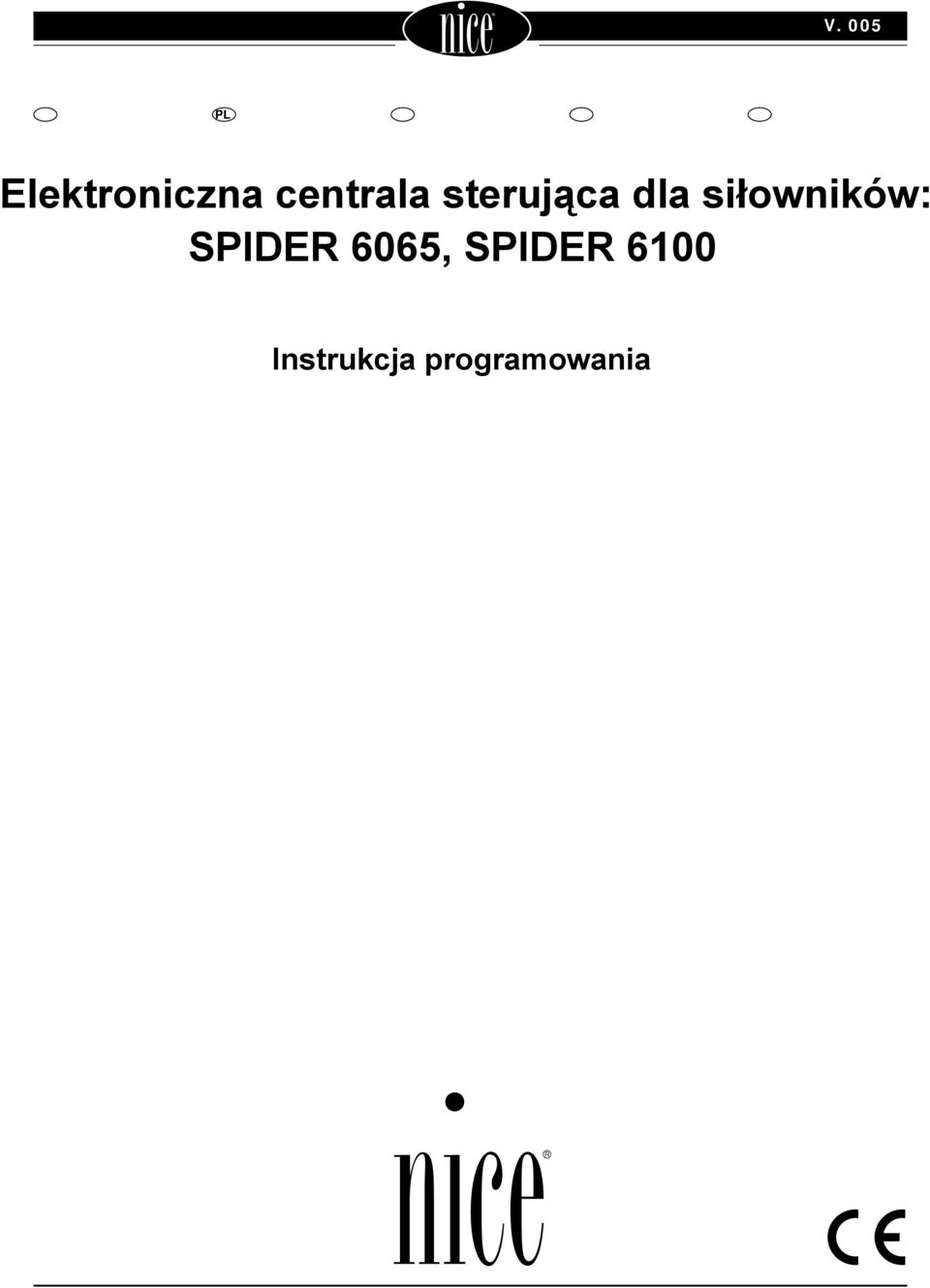 siłowników: SPIDER 6065,