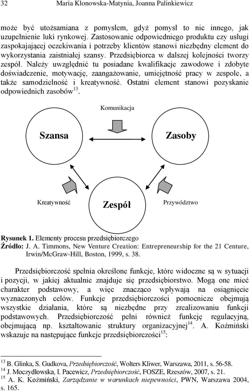 Przedsiębiorca w dalszej kolejności tworzy zespół.