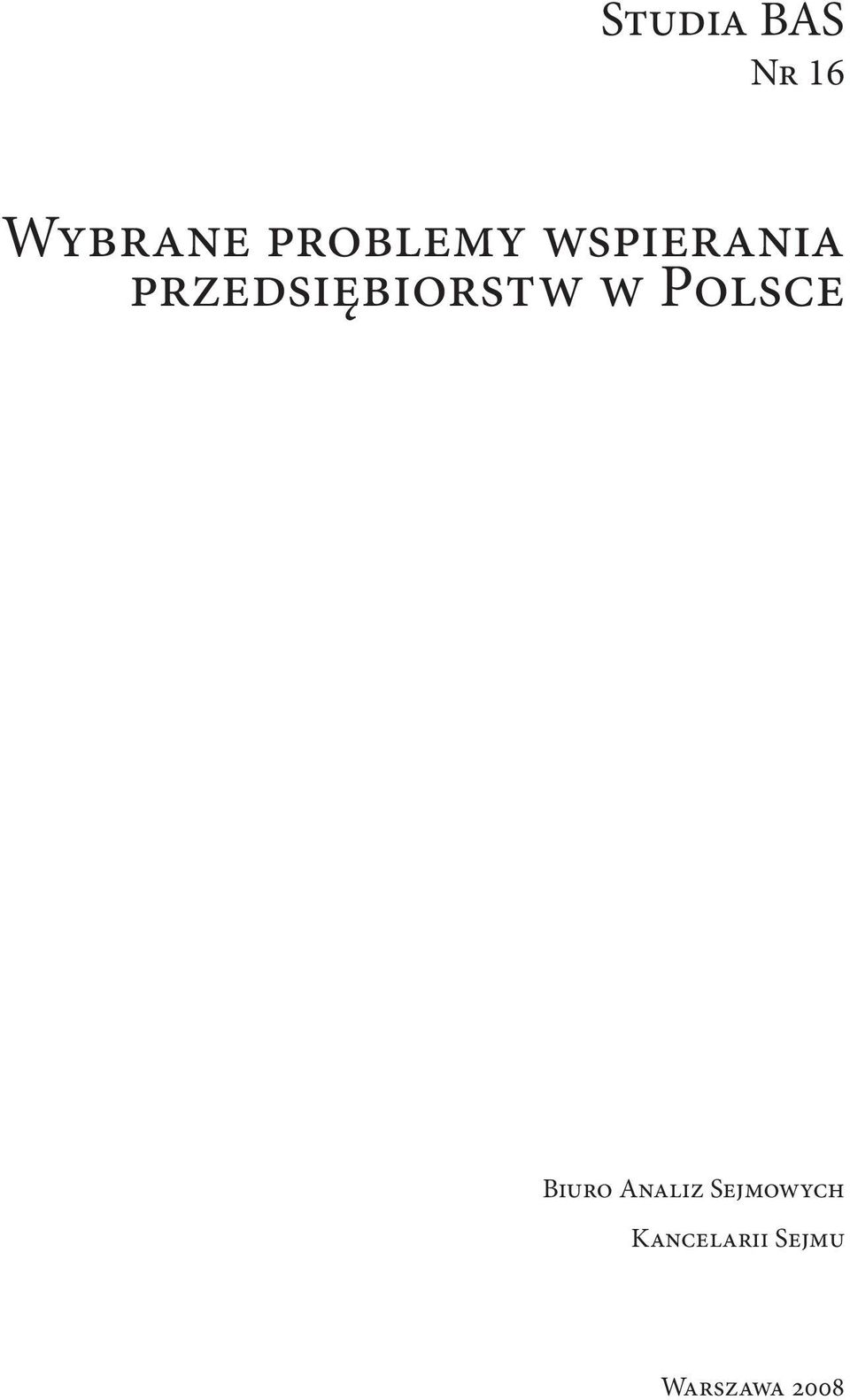 przedsiębiorstw w Polsce Biuro