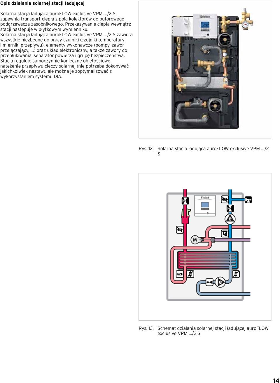 ../2 S zawiera wszystkie niezbędne do pracy czujniki (czujniki temperatury i mierniki przepływu), elementy wykonawcze (pompy, zawór przełączający,.