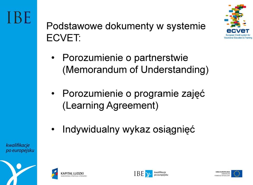 Understanding) Porozumienie o programie