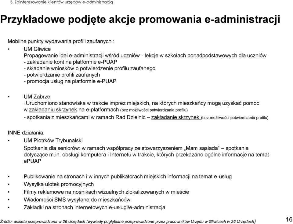 promocja usług na platformie e-puap UM Zabrze - Uruchomiono stanowiska w trakcie imprez miejskich, na których mieszkańcy mogą uzyskać pomoc w zakładaniu skrzynek na e-platformach (bez możliwości