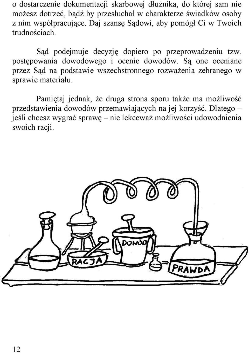 postępowania dowodowego i ocenie dowodów. Są one oceniane przez Sąd na podstawie wszechstronnego rozważenia zebranego w sprawie materiału.