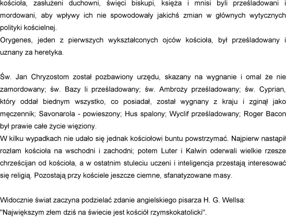 Bazy li prześladowany; św. Ambroży prześladowany; św.