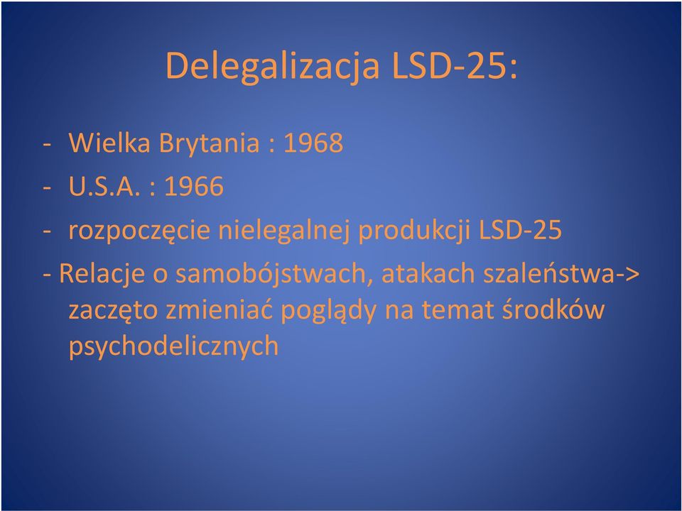 samobójstwach, atakach szaleństwa-> -Relacje o samobójstwach,