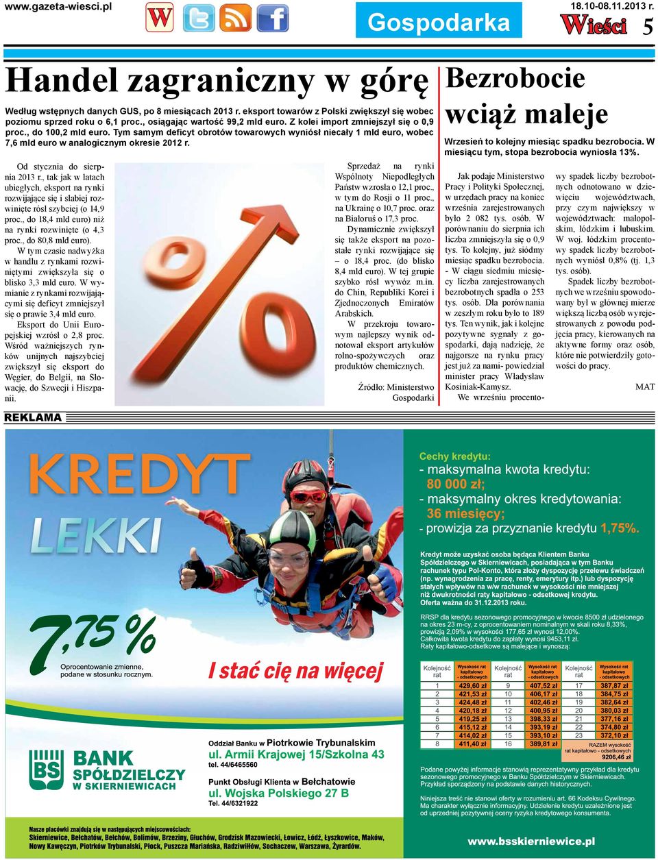 Tym samym deficyt obrotów towarowych wyniósł niecały 1 mld euro, wobec 7,6 mld euro w analogicznym okresie 2012 r. Od stycznia do sierpnia 2013 r.