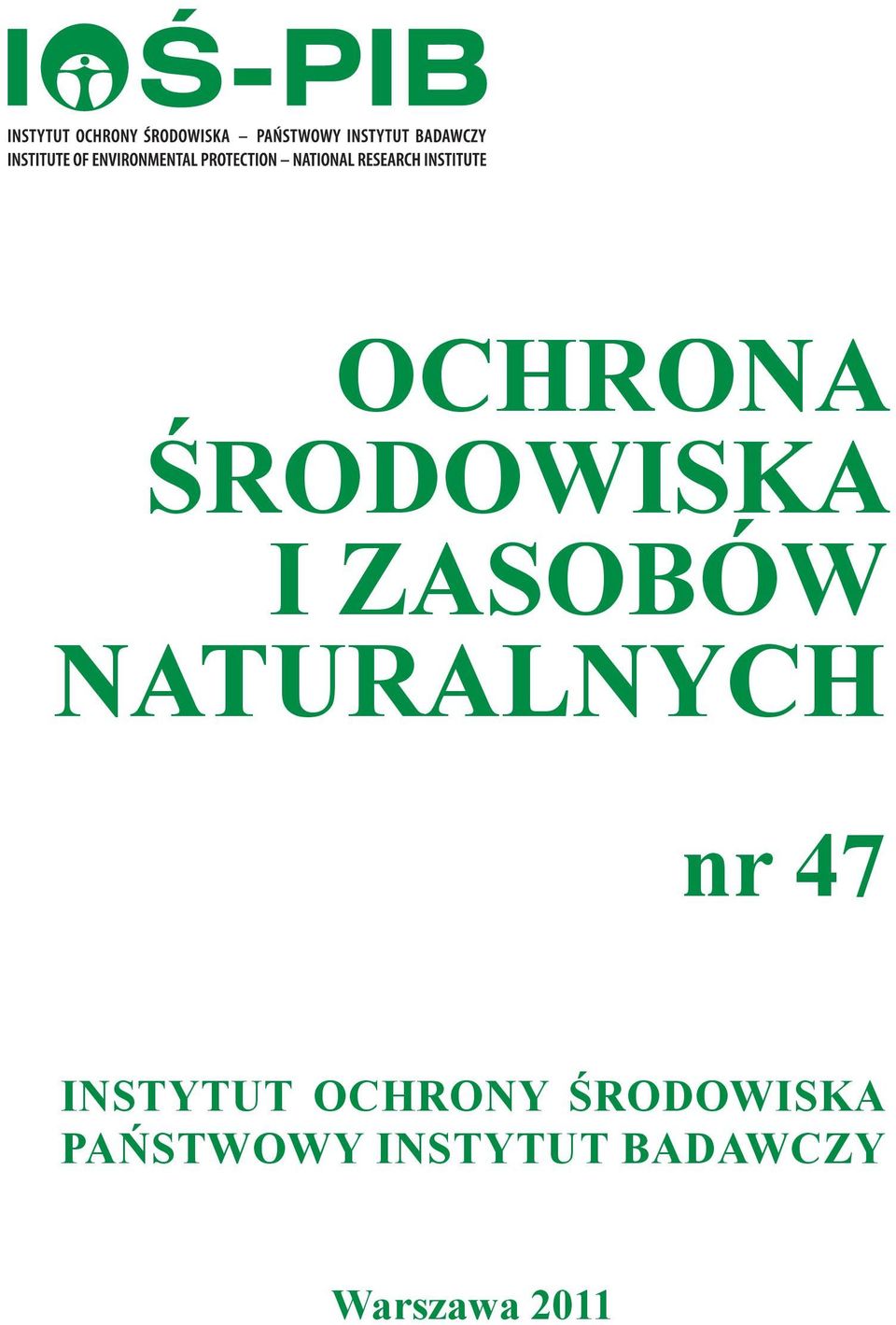 OCHRONY ŚRODOWISKA PAŃSTWOWY