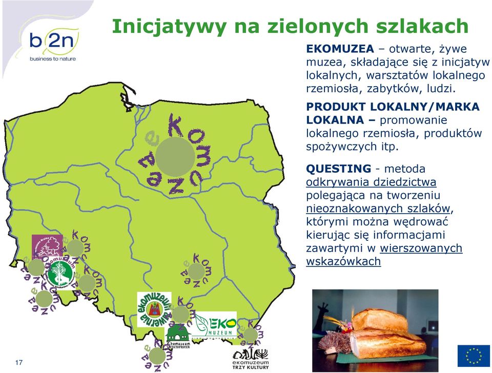 PRODUKT LOKALNY/MARKA LOKALNA promowanie lokalnego rzemiosła, produktów spożywczych itp.