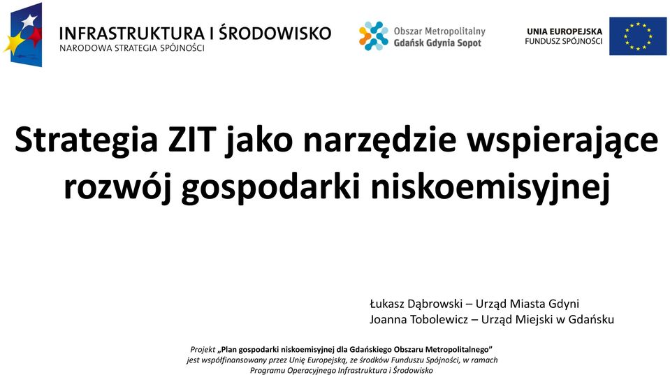 niskoemisyjnej Łukasz Dąbrowski Urząd