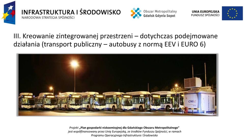 publiczny autobusy z normą EEV i EURO 6) Projekt