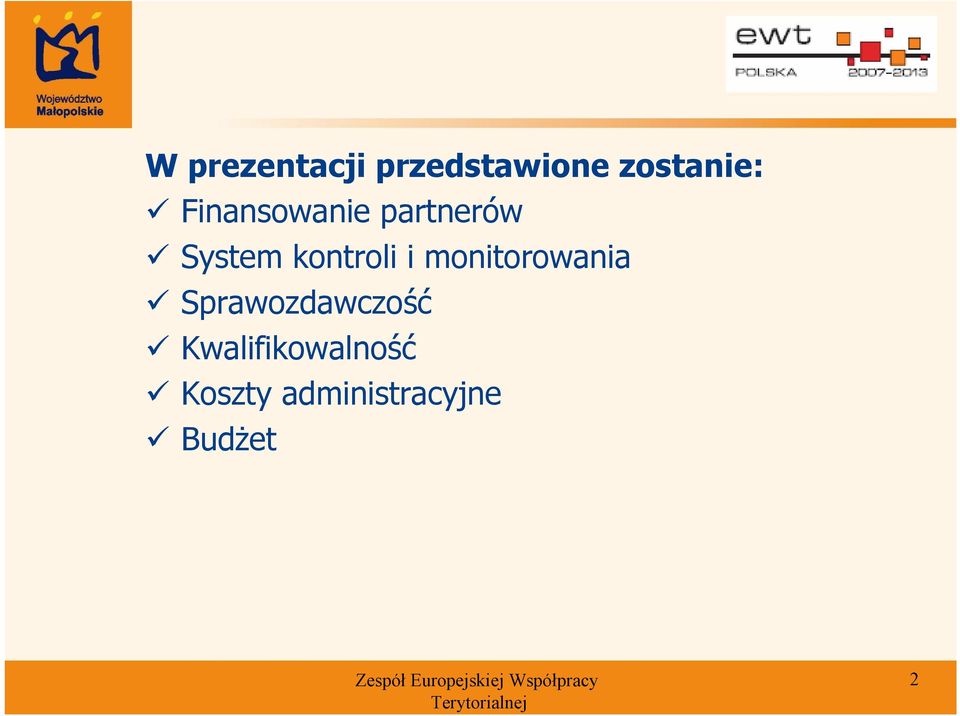 i monitorowania Sprawozdawczość