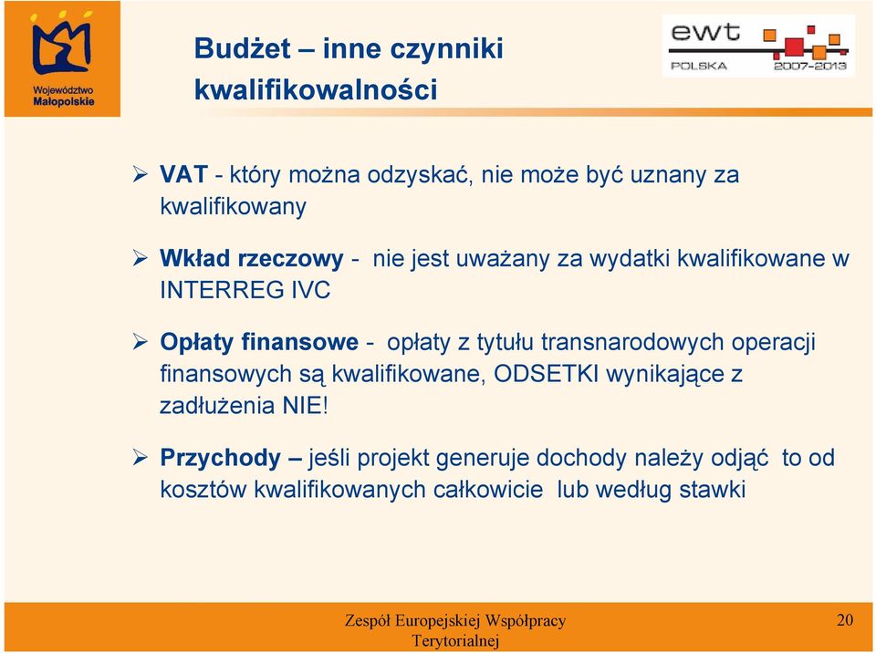 tytułu transnarodowych operacji finansowych są kwalifikowane, ODSETKI wynikające z zadłużenia NIE!