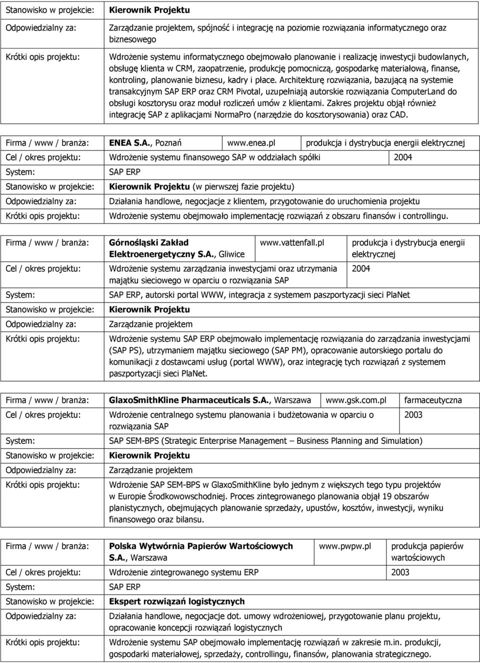 Architekturę rozwiązania, bazującą na systemie transakcyjnym oraz CRM Pivotal, uzupełniają autorskie rozwiązania ComputerLand do obsługi kosztorysu oraz moduł rozliczeń umów z klientami.