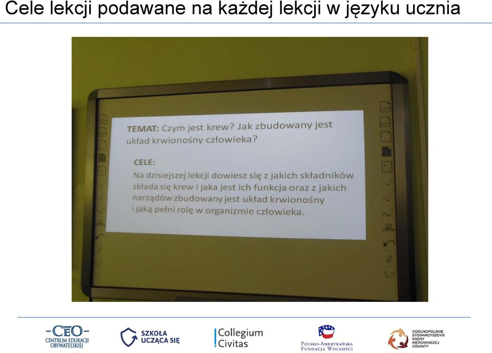 każdej lekcji