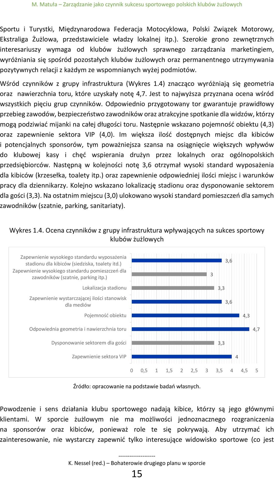 Szerokie grono zewnętrznych interesariuszy wymaga od klubów żużlowych sprawnego zarządzania marketingiem, wyróżniania się spośród pozostałych klubów żużlowych oraz permanentnego utrzymywania