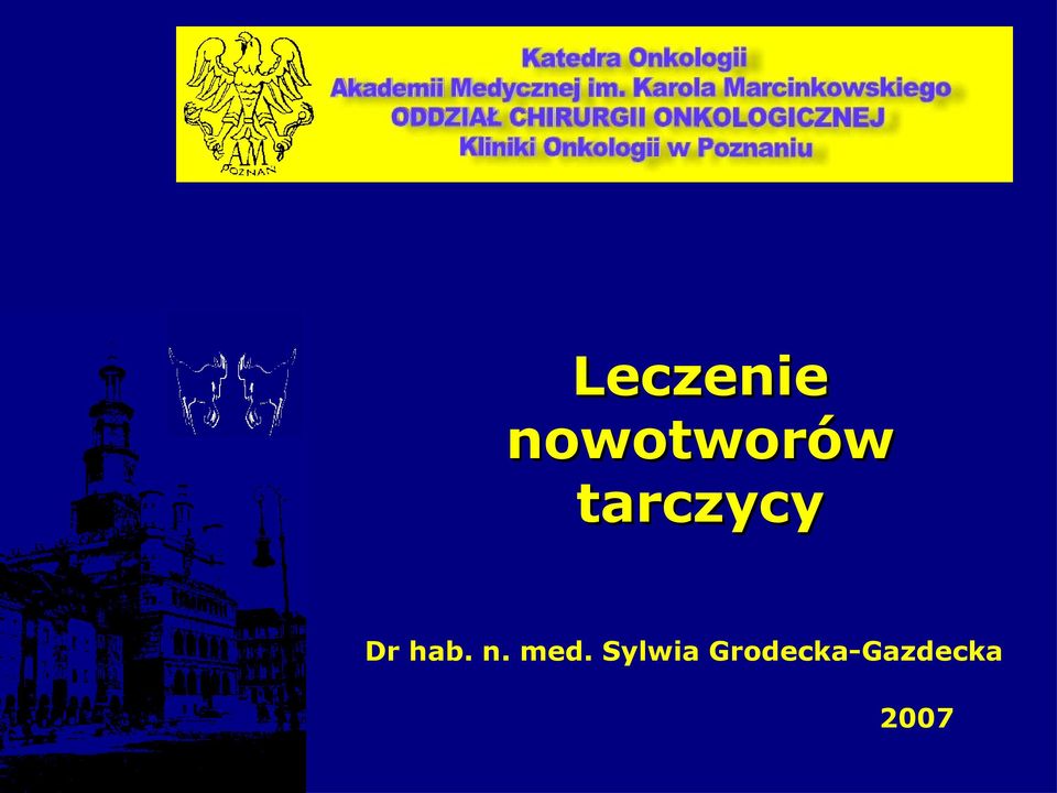 tarczycy Dr hab. n.