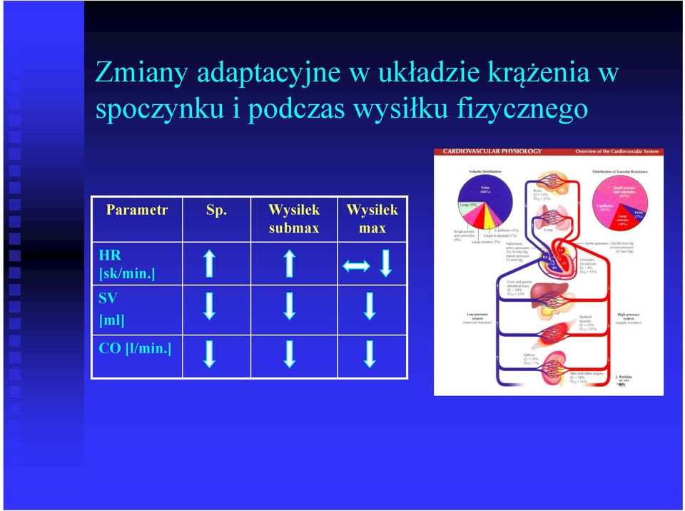 wysiłku fizycznego Parametr Sp.