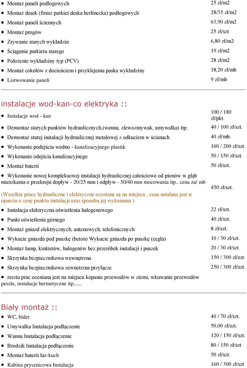 wod-kan-co elektryka :: Instalacje wod - kan Demontaż starych punktów hydraulicznych,(wanna, zlewozmywak, umywalka) itp: Demontaż starej instalacji hydraulicznej metalowej z odkuciem w ścianach