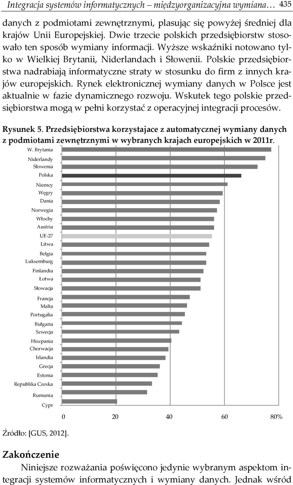 Polskie przedsiębiorstwa nadrabiają informatyczne straty w stosunku do firm z innych krajów europejskich. Rynek elektronicznej wymiany danych w Polsce jest aktualnie w fazie dynamicznego rozwoju.