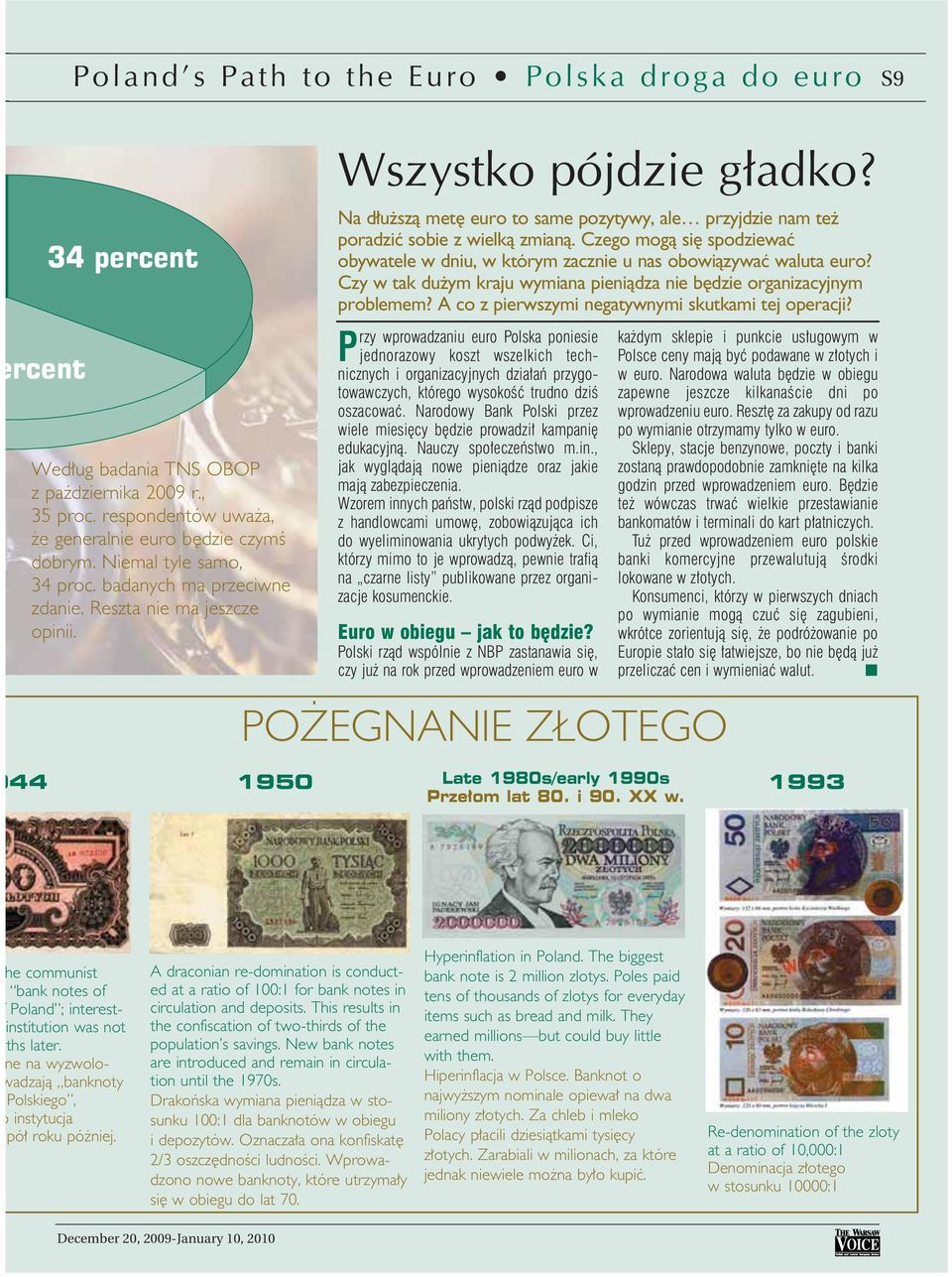 Na d u szà met euro to same pozytywy, ale przyjdzie nam te poradziç sobie z wielkà zmianà. Czego mogà si spodziewaç obywatele w dniu, w którym zacznie u nas obowiàzywaç waluta euro?