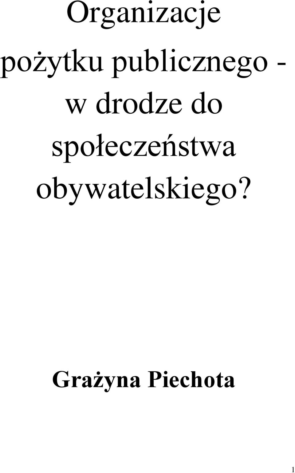 do społeczeństwa