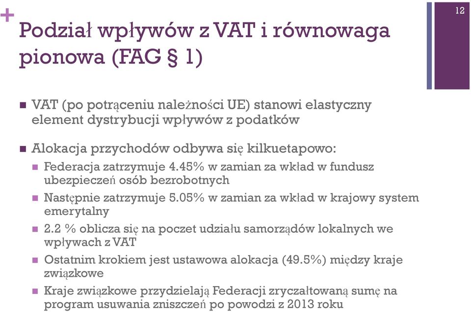 45% w zamian za wkład w fundusz ubezpieczeń osób bezrobotnych Następnie zatrzymuje 5.05% w zamian za wkład w krajowy system emerytalny 2.