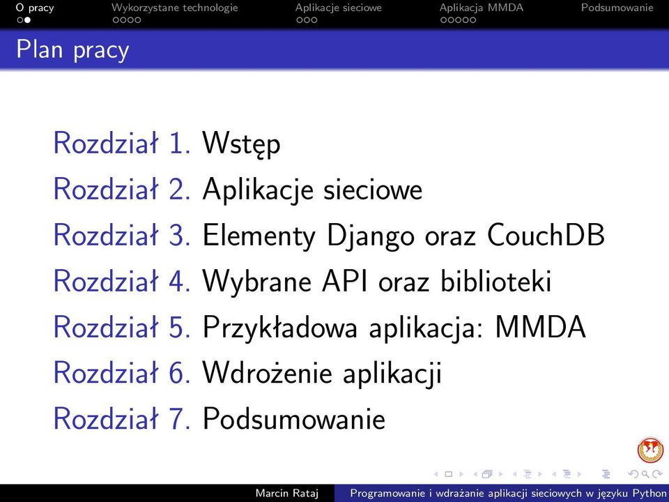 Elementy Django oraz CouchDB Rozdział 4.