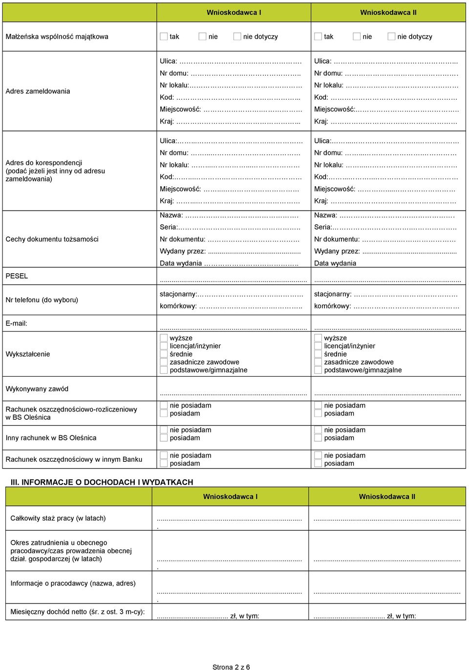 Nazwa: Nazwa: Seria: Seria: Nr dokumentu: Nr dokumentu: Wydany przez: Wydany przez: Data wydania Data wydania Nr telefonu (do wyboru) stacjonarny: komórkowy: stacjonarny: komórkowy: E-mail: