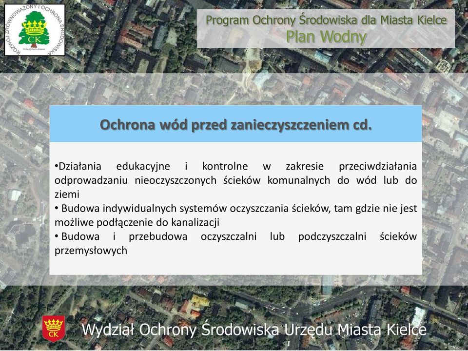 nieoczyszczonych ścieków komunalnych do wód lub do ziemi Budowa indywidualnych systemów