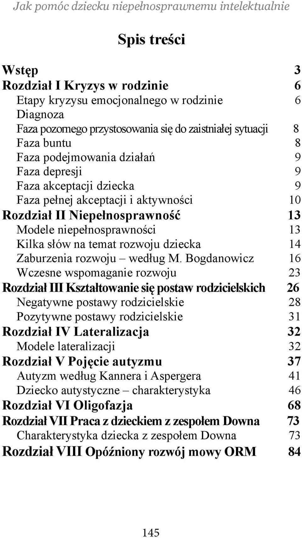 rozwoju według M.