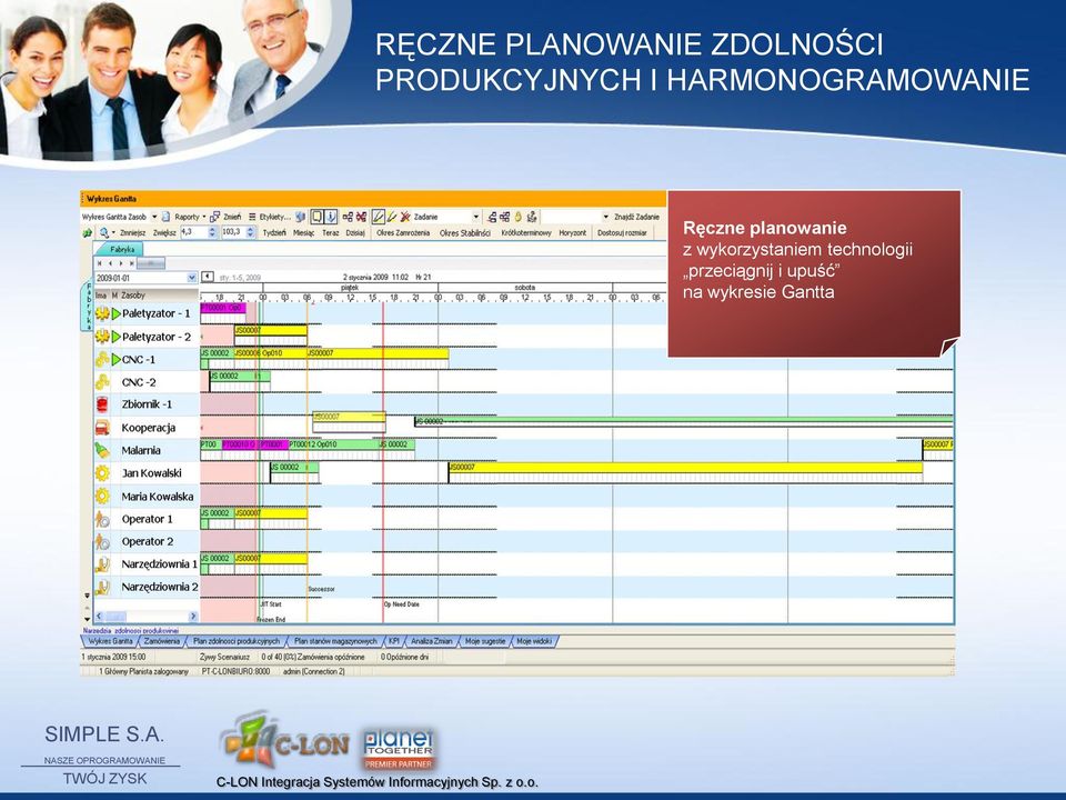 Ręczne planowanie z wykorzystaniem