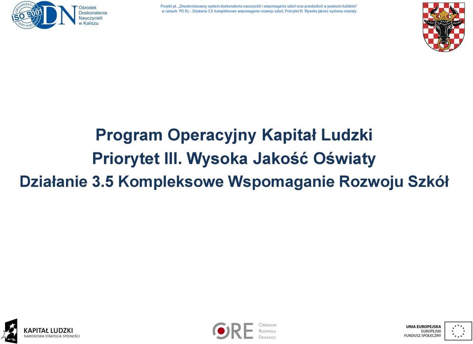 Wysoka Jakość Oświaty