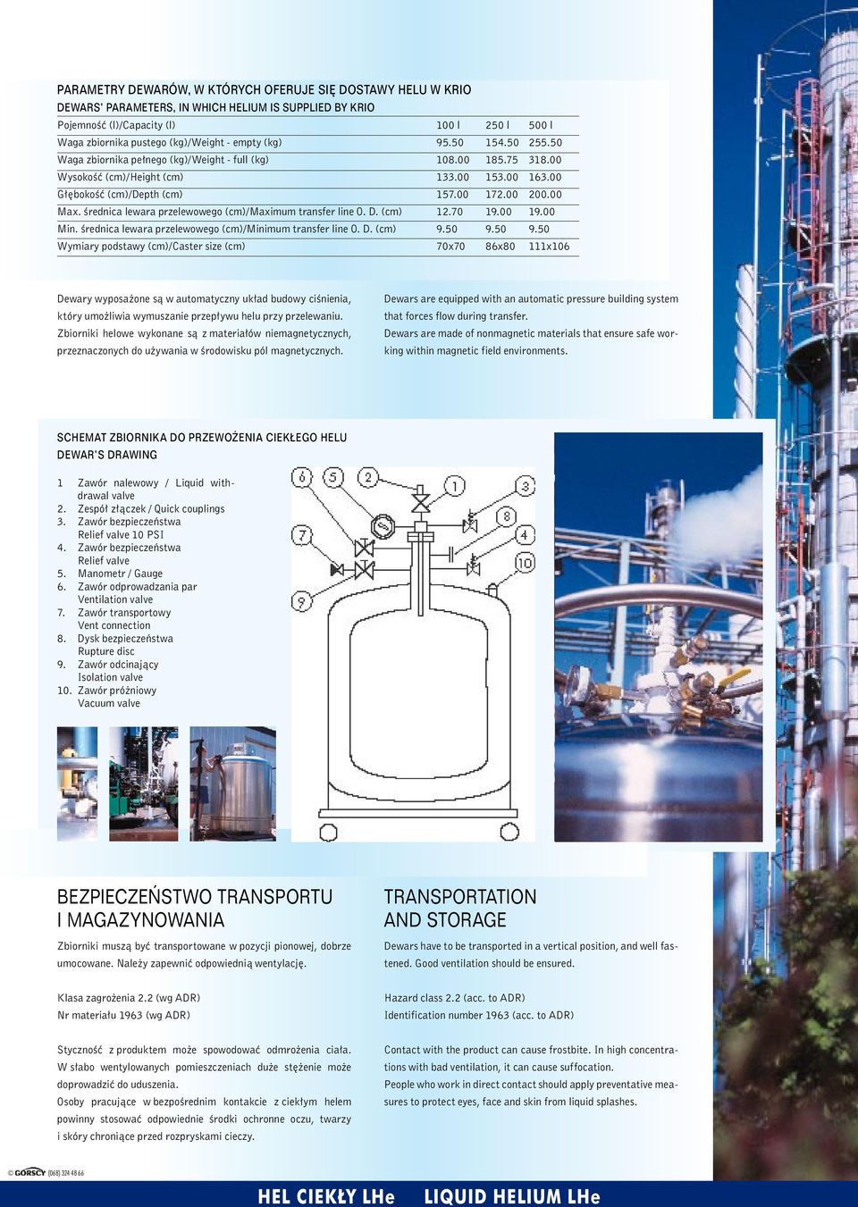 Êrednica lewara przelewowego (cm)/maximum transfer line O. D. (cm) 12.70 19.00 19.00 Min. Êrednica lewara przelewowego (cm)/minimum transfer line O. D. (cm) 9.50 9.