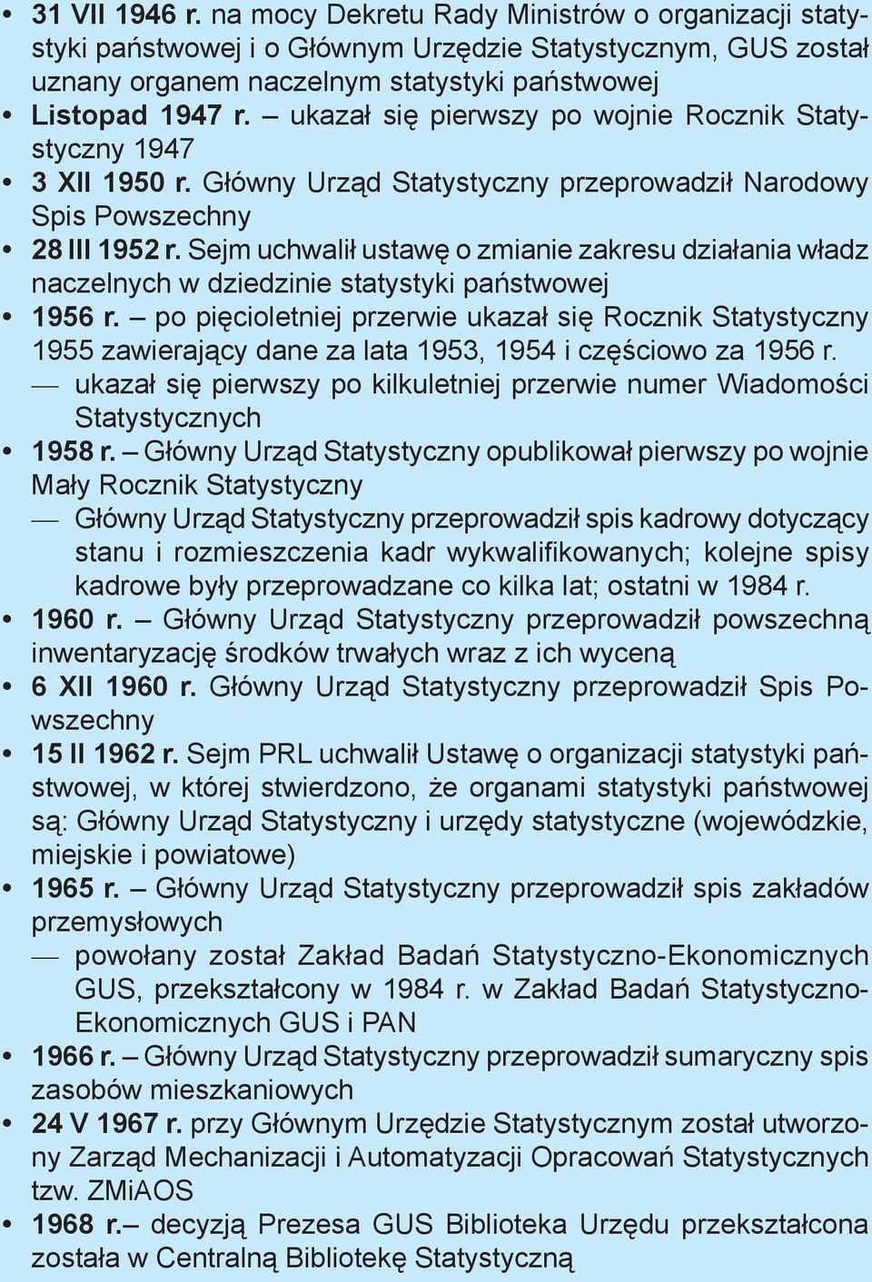 Sejm uchwalił ustawę o zmianie zakresu działania władz naczelnych w dziedzinie statystyki państwowej 1956 r.