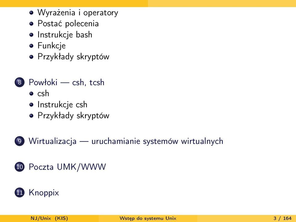 Przykłady skryptów 9 Wirtualizacja uruchamianie systemów