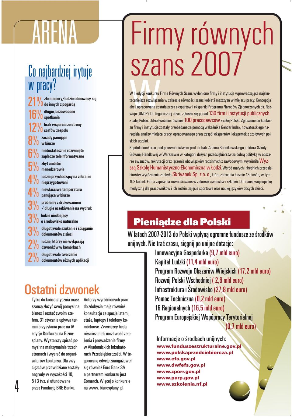 niedostatecznie rozwinięte zaplecze teleinformatyczne zbyt ambitni menedżerowie ludzie przychodzący na zebranie nieprzygotowani niewłaściwa temperatura panująca w biurze problemy z drukowaniem /