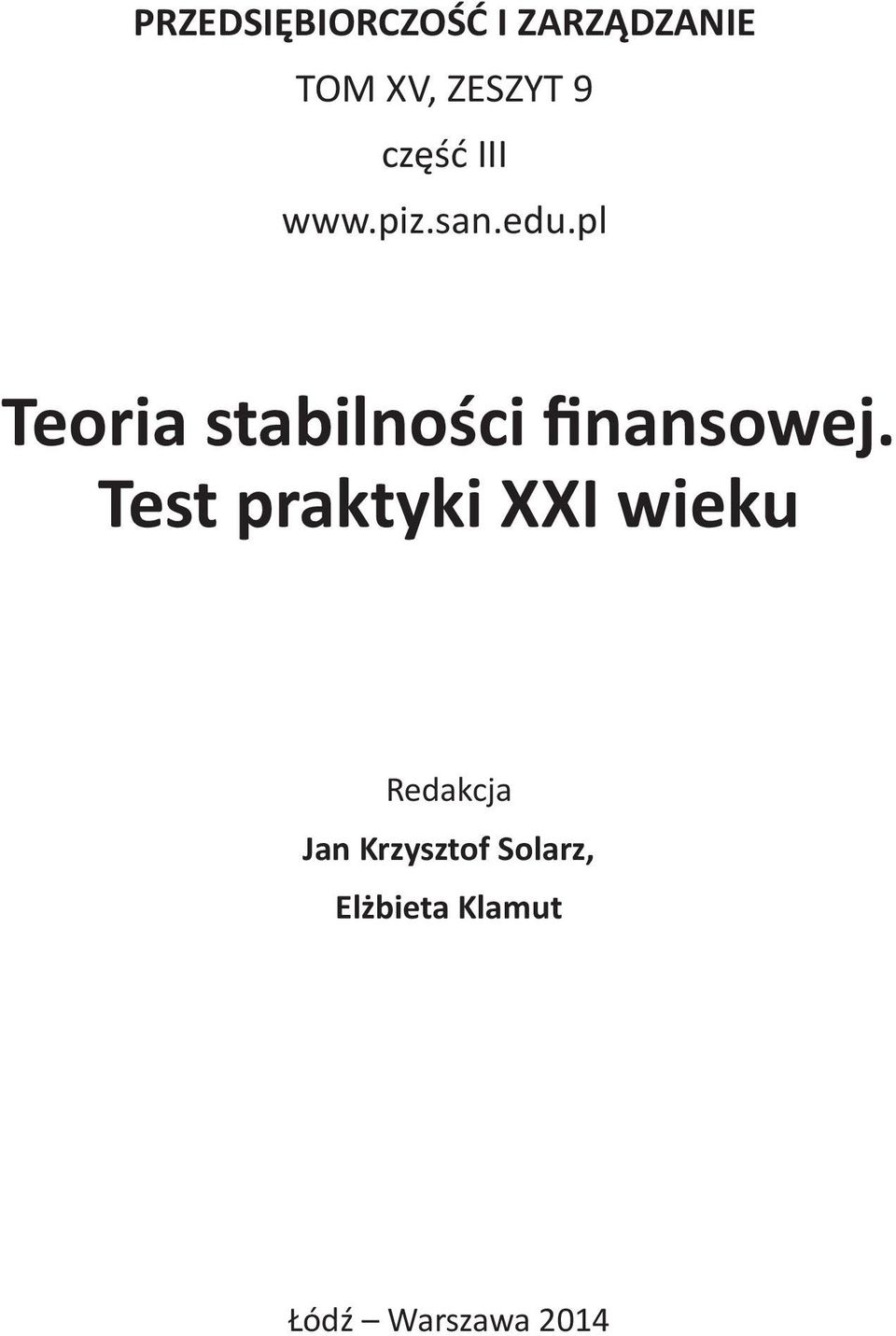 pl Teoria stabilności finansowej.