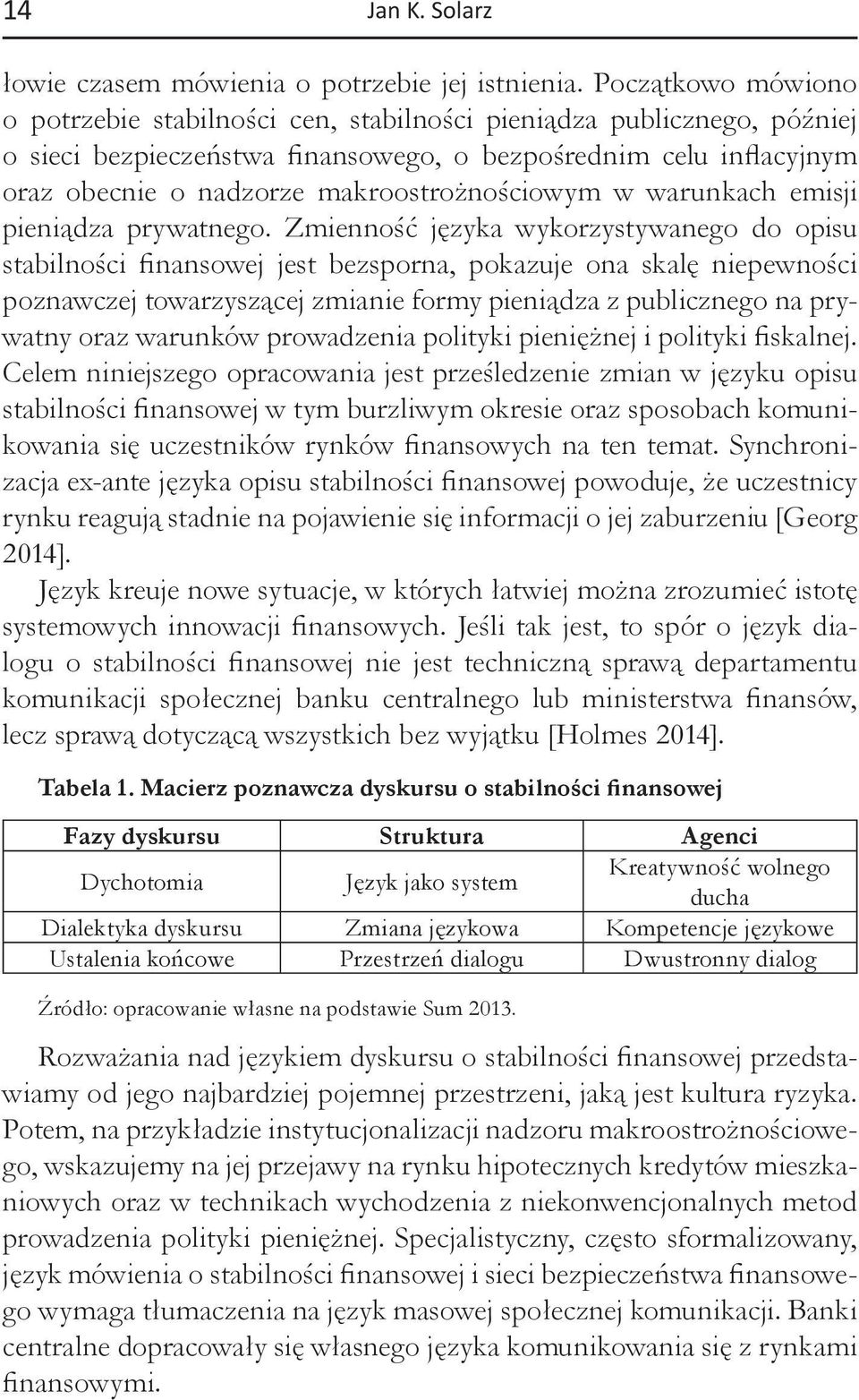 makroostrożnościowym w warunkach emisji pieniądza prywatnego.